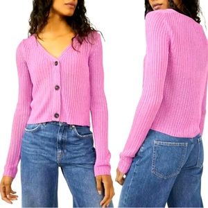 Free People Game On cardigan sweater size S NWOT